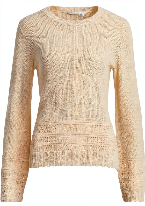 Vila Maglia Girocollo Glitter Donna Maglione Lunghe Maniche