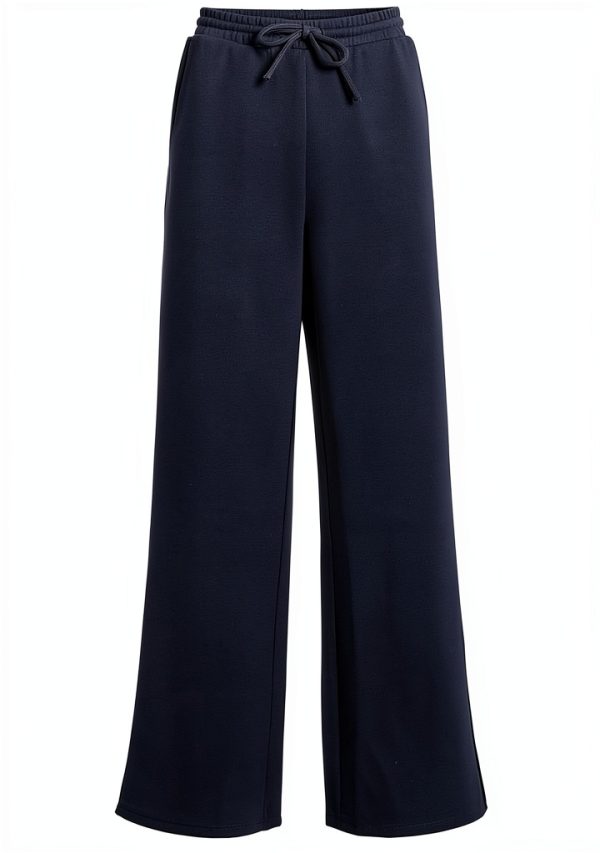 Vila Pantaloni Donna Vita Alta Gamba Larga Comodo Elegante