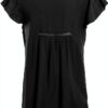 VILA Top Donna Design Elegante Pizzo Nero Taglie 34 36 38-1