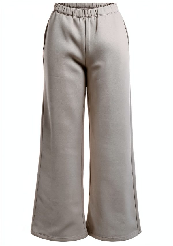 Pantaloni Vila Vihuris RW Wide Donna Betulla Nero