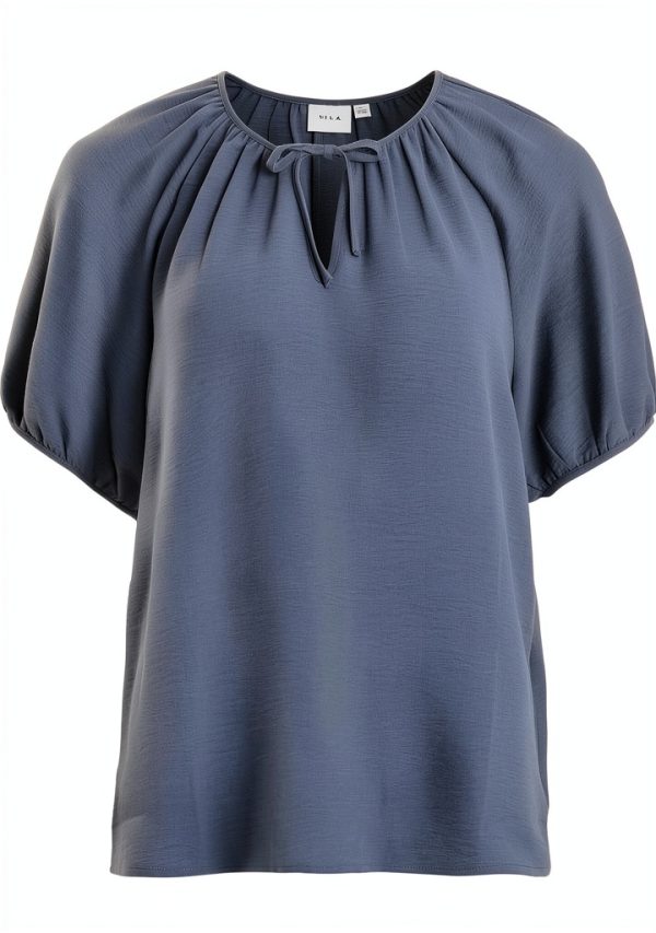 VINOVA Camicetta Donna Maglia Manica Corta Colletto Divis