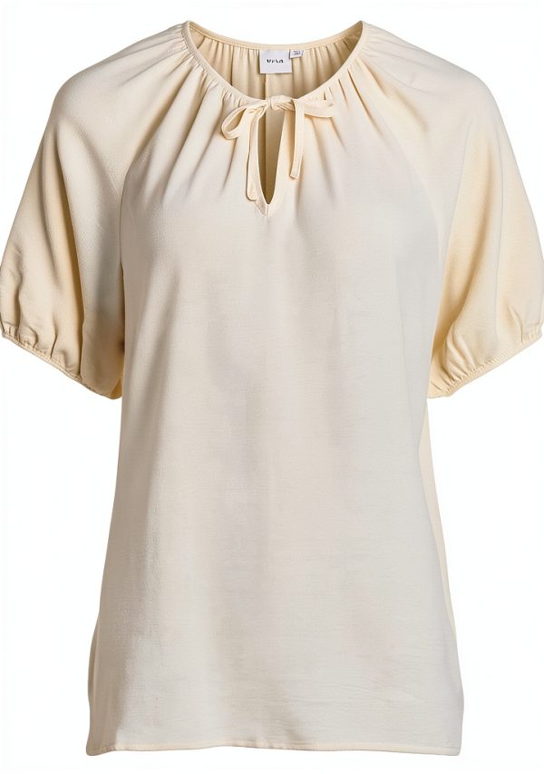 VINOVA Camicetta Donna Maglia Manica Corta Colletto Divis