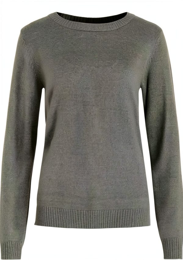 Vila Maglione Donna Collo Tondo Lavorato Caldo Sostenibile