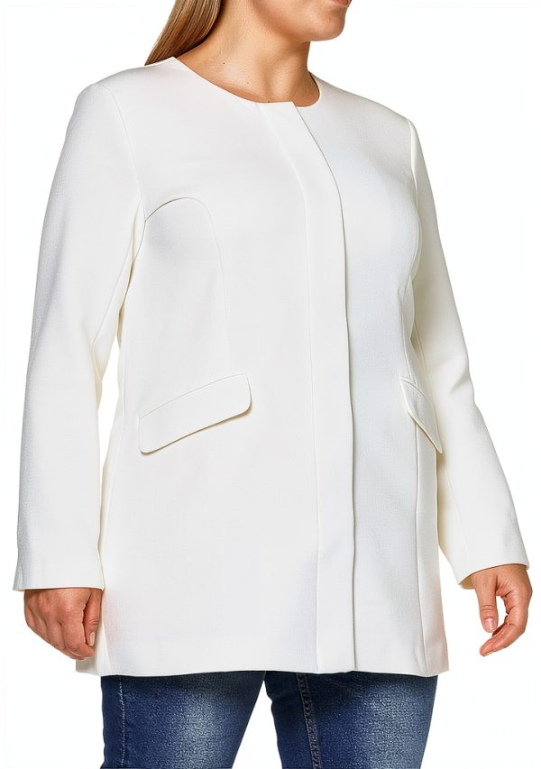 Giacca Vila Vipure Noos Donna Avorio Pristine Elegante