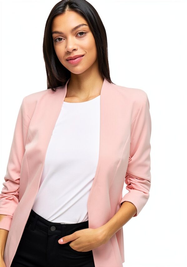 Vila Blazer Donna Maniche 3/4 Poliestere Riciclato Elegante-7
