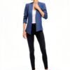 Vila Blazer Donna Maniche 3/4 Poliestere Riciclato Elegante-4