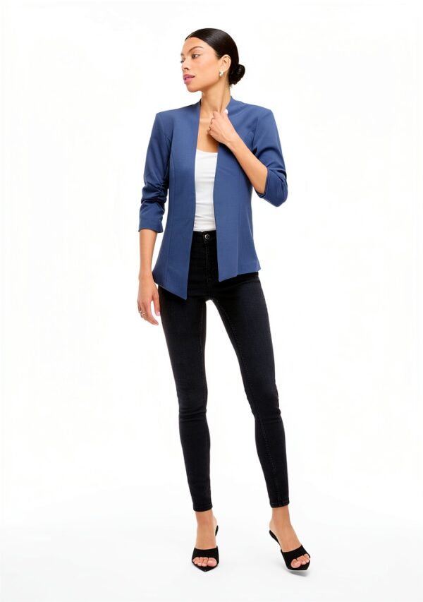 Vila Blazer Donna Maniche 3/4 Poliestere Riciclato Elegante-4