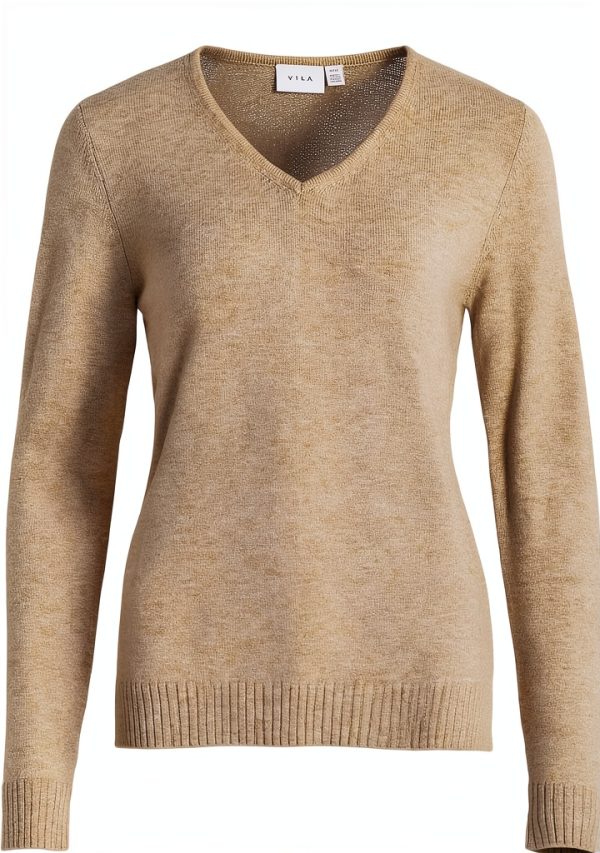 Maglione Vila Donna V-Neck Maglia Caldo Sostenibile