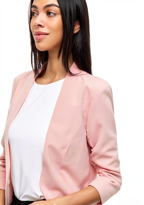 Vila Blazer Donna Maniche 3/4 Poliestere Riciclato Elegante-6