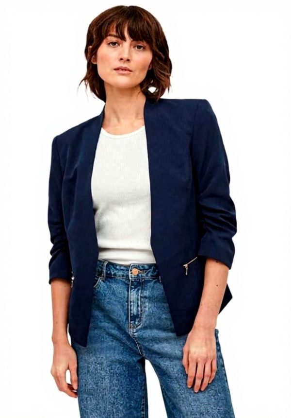 Vila Blazer VIJOY Donna 3/4 Maniche Poliestere Elastan