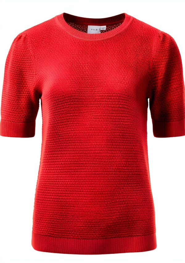 Vila Top Maglia Maniche Corte Donna Canotte Moda Estate