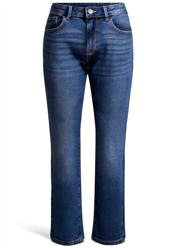 Vila Jeans Donna Dritto Media Blu Denim Taglie Disponibili
