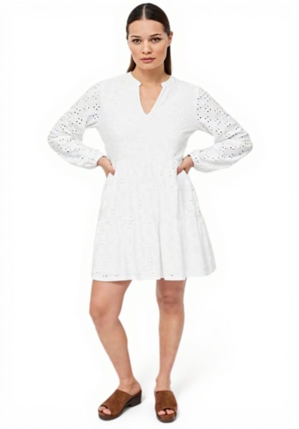 Vestito Donna Vila Vikawa L S Pizzo Riciclato Casual