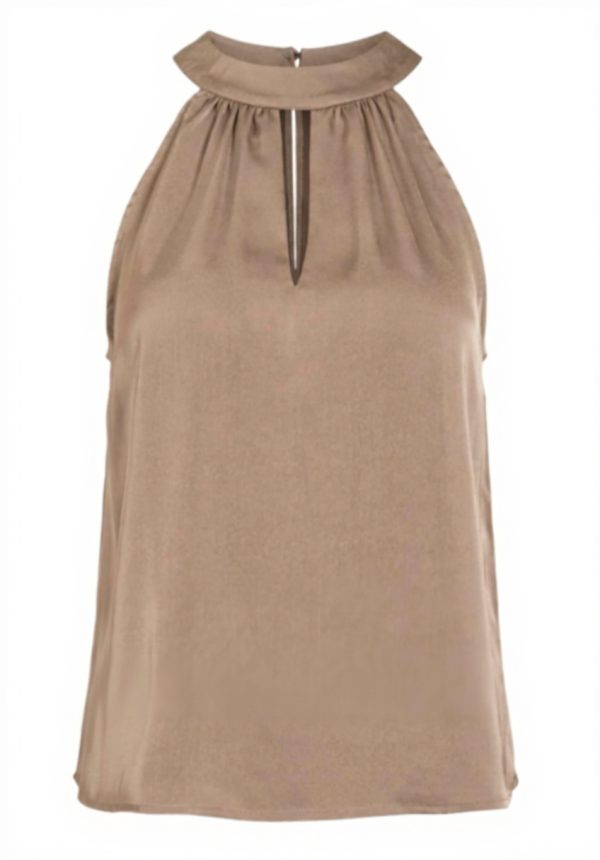 Vila Top Donna Halterneck Collo Noos Design Fossile