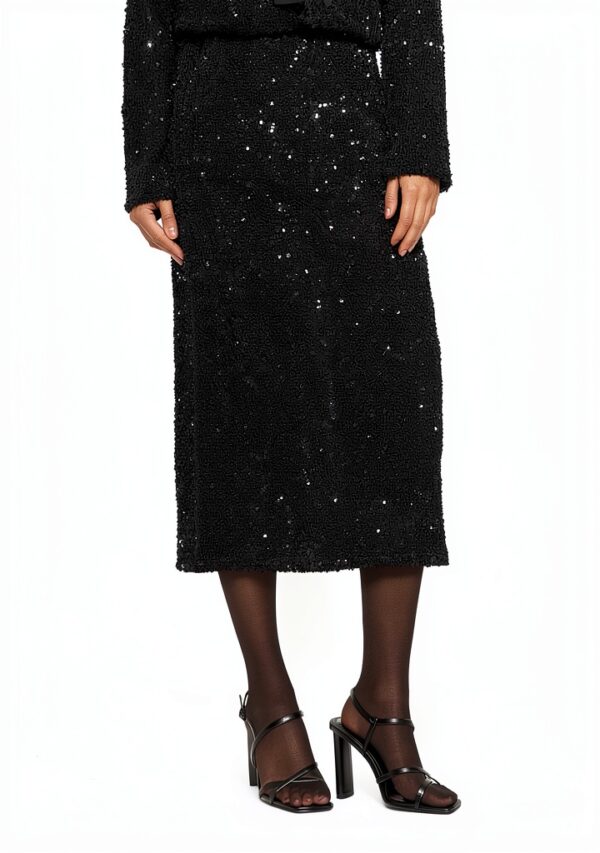 Vila Minigonna Donna Vita Alta Dettaglio Moda Casual-2