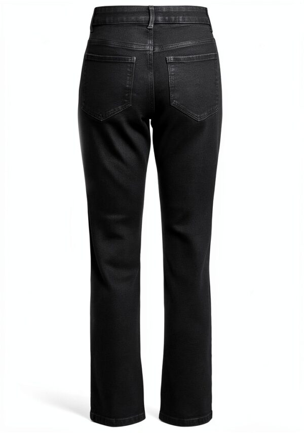 Vila Jeans Donna Taglio Dritto Denim Nero Moda-1