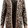 Vila Cardigan Donna Jacquard Polsini a Coste Collo Spalato-0