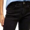 Vila Jeans Donna Taglio Dritto Denim Nero Moda-5