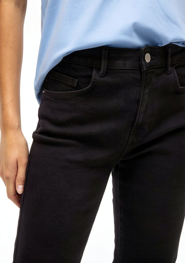 Vila Jeans Donna Taglio Dritto Denim Nero Moda-5