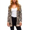 Vila Cardigan Donna Jacquard Polsini a Coste Collo Spalato-1