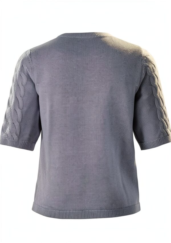 Maglia Donna Lavanda Dolce Cotone Biologico Girocollo-2