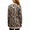 Vila Cardigan Donna Jacquard Polsini a Coste Collo Spalato-3