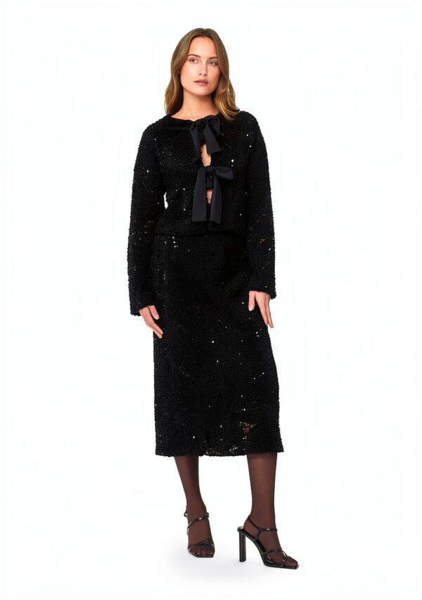 Vila Minigonna Donna Vita Alta Dettaglio Moda Casual-4