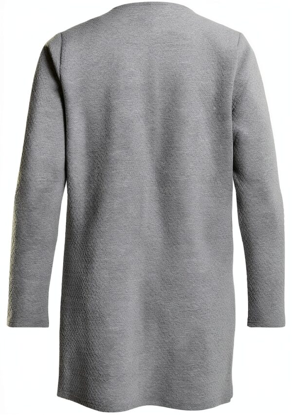 Blazer Vila donna elegante grigio materiali sostenibili-2