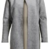 Blazer Vila donna elegante grigio materiali sostenibili-0