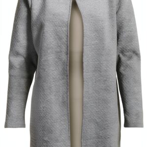 Blazer Vila donna elegante grigio materiali sostenibili-0