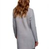 Blazer Vila donna elegante grigio materiali sostenibili-4