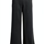 Vila Pantaloni Donna Taglio Normale Colore Deep Depths-0