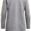 Blazer Vila donna elegante grigio materiali sostenibili-8