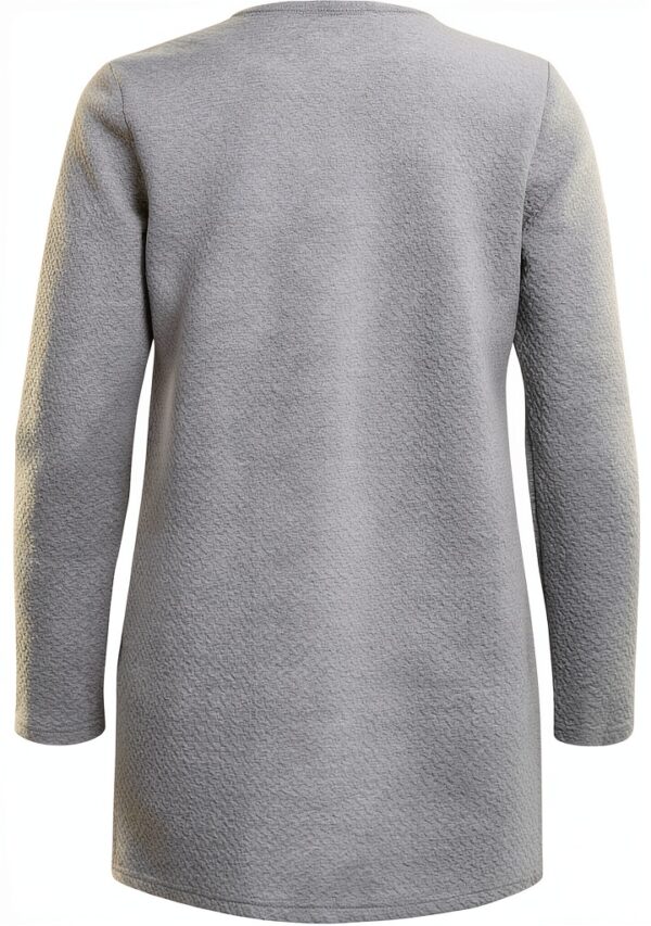 Blazer Vila donna elegante grigio materiali sostenibili-8