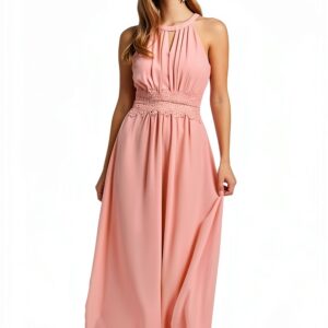 VILA Maxi Dress Senza Maniche Colletto Alto Donna-0