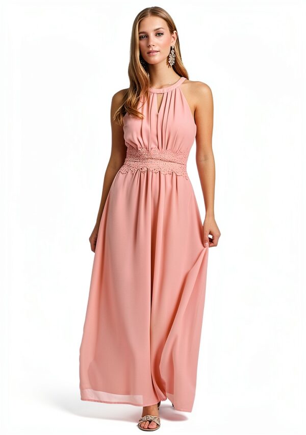VILA Maxi Dress Senza Maniche Colletto Alto Donna-0