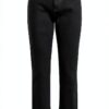 Vila Jeans Donna Taglio Dritto Denim Nero Moda-0