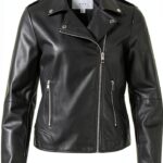 Giacca in ecopelle VILA donna biker cerniera asimmetrica-0