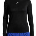 Pantaloni sportivi donna BROOKS Nero aderente-0