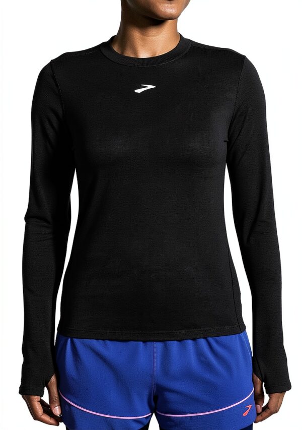 Pantaloni sportivi donna BROOKS Nero aderente-0