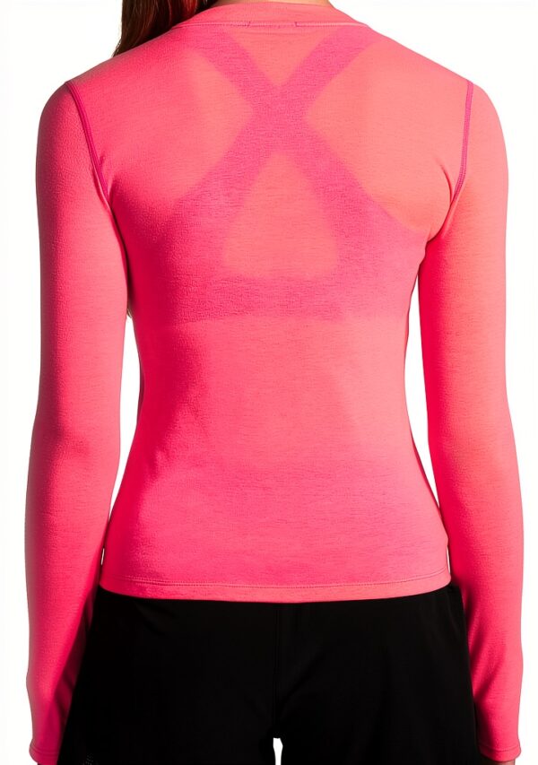 T-shirt donna Brooks Nero aderente fresco-1