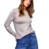 Maglione Vila donna caldo in melange blu XS-2