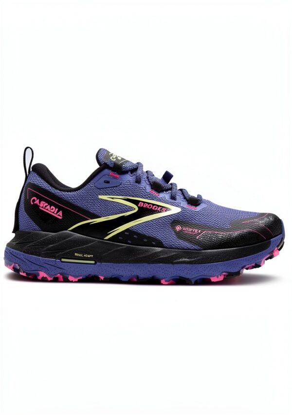 Scarpe Trail Running Donna Brooks Grigio Blu Nero Rosa 120415-464-1