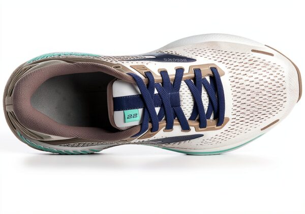 Scarpe da corsa Brooks Lega Blu Verde 1103661D020 suola gomma maglia-5