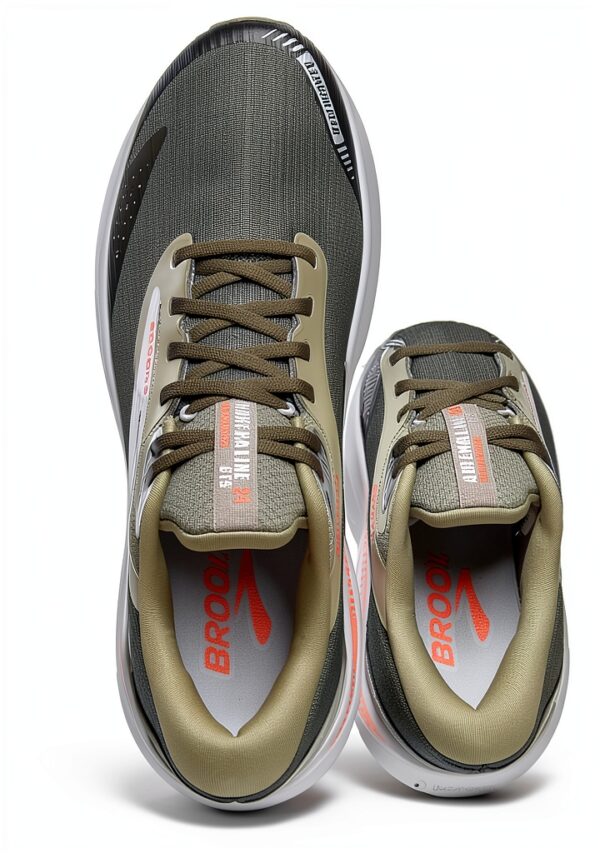 Scarpe da corsa uomo Brooks Nero Ebano Nuovo Giallo 45 EU-4