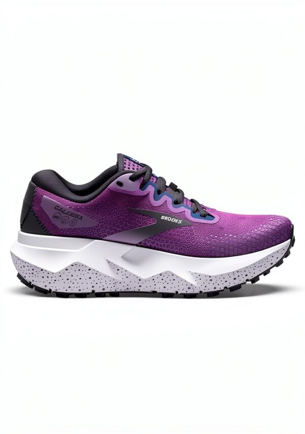 Scarpa da running Brooks Purple Violet Navy con BioMoGo e stabilità-1