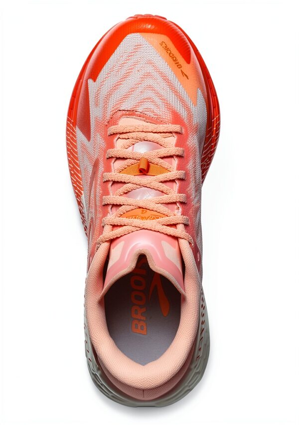 Scarpe da corsa donna BROOKS DNA FLASH TrailTack Coral Shocking Orange-3