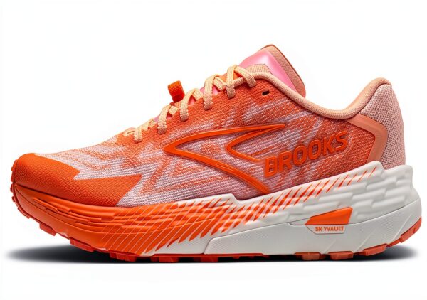 Scarpe da corsa donna BROOKS DNA FLASH TrailTack Coral Shocking Orange-7