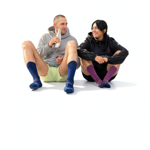 Calzini da corsa Rahhint Pro CoolMax compressione 15-20 mmHg unisex-5