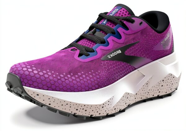 Scarpa da running Brooks Purple Violet Navy con BioMoGo e stabilità-0